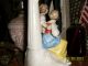 Shepard Couple Porcelain Figural Lamp Outstanding Work Of Antique Art Lamps photo 4