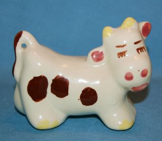 Vintage Porcelain Ceramic Rio Hondo California Pottery Cute Cow Figurine photo