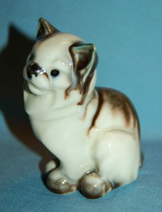 Vintage Styson Usa Porcelain Ceramic Pottery Sweet & Pretty Cat Figurine photo