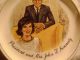 - President And Mrs.  John F.  Kennedy - (ceramic Souvenir Plate) Plates & Chargers photo 3
