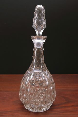 Antique Pineapple Shaped Wine Decanter From England photo