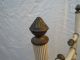 Gorgeous Antique Fluted Wood Floor Easel 60 