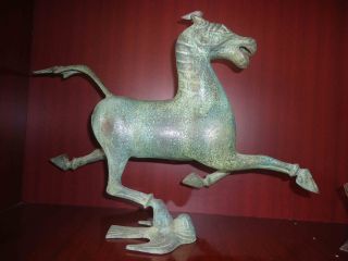 China Bronzed Metal Horse photo