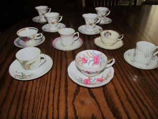 Vintage Minature Cups And Saucers photo