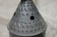 Antique Pierced Tin Paul Revere Type Candle Lantern ~ Very Solid & Unique Lamps photo 6