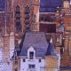 Paris Watercolor Print - St.  Etienne Du Mont Bell Tower - Pierre Deux Other photo 4