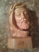 Wood Jesus,  Totem Pole And Boot Statue Lot Carved Figures photo 3
