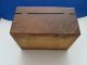 Antique Burled Oak Presentation Document Box W/ Mother Of Pearl Plaque & Key Boxes photo 3