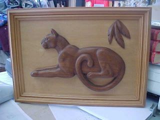Modernist Wall Picture Lion On Wood Back Ground Awesome photo