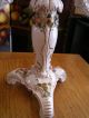 Antique Porcelain Candelabra Marked - Possibly Dresden,  Germany Or Austria Candle Holders photo 2