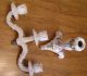 Antique Porcelain Candelabra Marked - Possibly Dresden,  Germany Or Austria Candle Holders photo 6