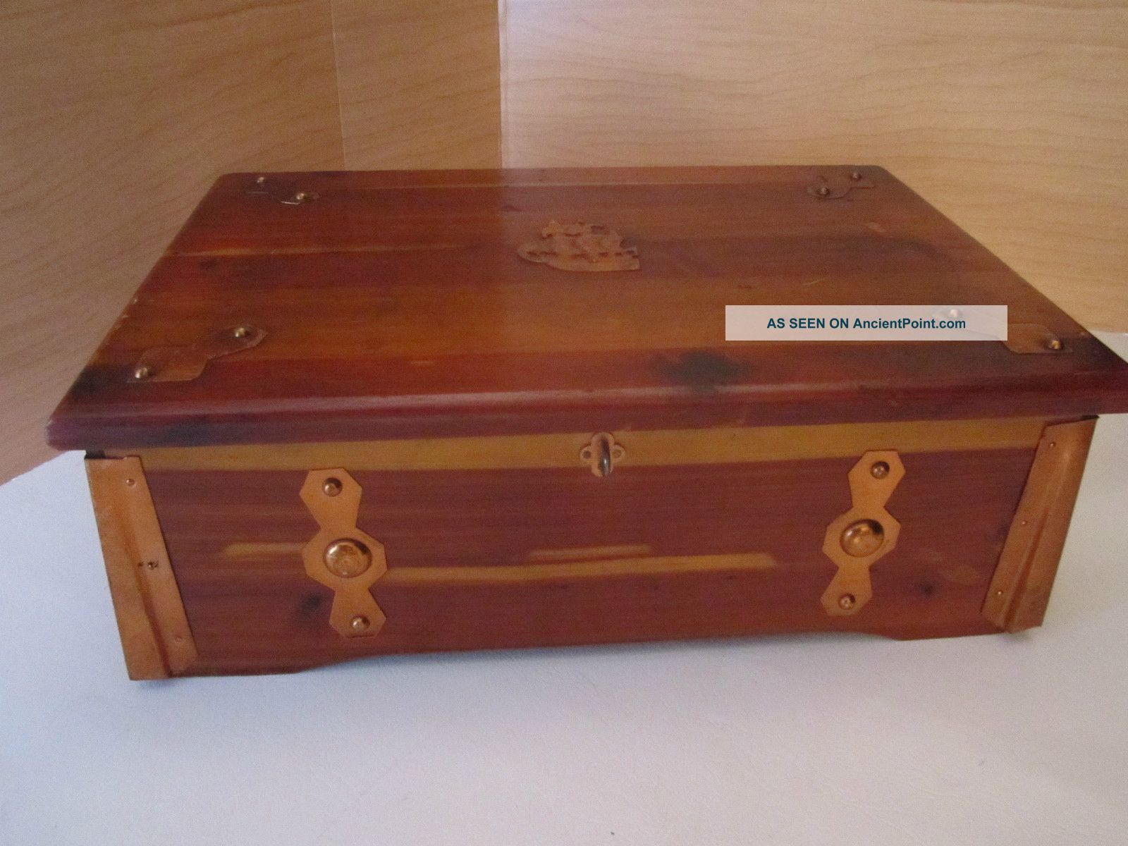 Vintage Salesman Sample Cedar Chest 