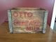 Antique Milk Crate/ Box.  Otto Milk Company Pittsburgh Pa.  Milk Advertising. Boxes photo 2