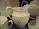 Antique White Bone China W/ Gold Trim Luncheon Set For 4 Teapots & Tea Sets photo 2