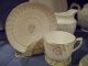 Antique White Bone China W/ Gold Trim Luncheon Set For 4 Teapots & Tea Sets photo 5