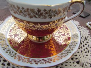 Terrific Tea Set Gilded Roses - Stanley,  England.  - Tea Cup & Saucer photo