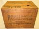 Antique Royal Baking Powder Old Wooden Dovetail Box Crate With Label Boxes photo 1