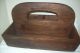 Vintage Rustic Wooden Tool/tote Box With Handle Boxes photo 3