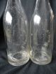 Vintage Antique White Star Bottling Works Detroit Mich Mi 2 Bottles Clear Glass Bottles photo 2