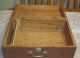 Antique Hand Made Wood Wooden Box Marked Vfw Aux Treasure Cash Chest 16x11x6 Boxes photo 2
