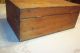 Antique Hand Made Wood Wooden Box Marked Vfw Aux Treasure Cash Chest 16x11x6 Boxes photo 8