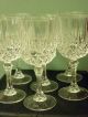 Stunning Set Of Six Crystal Wine Glasses (each Glass Weighs 350g Or 14oz Appox) Stemware photo 1