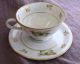 Winterling Demitasse Cup & Saucer Made In Germany Dogwood Flower Gold Leaf Crown Cups & Saucers photo 3
