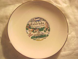 - Colorado - The Centennial State - (ceramic Souvenir Plate) - photo
