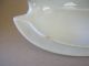 Antique English White Ironstone Gravy/sauce Tureen With Ladle - Holly Pattern Tureens photo 8