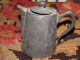 Early Americana Small Pewter Coffee Pot Or All - Purpose Pitcher Metalware photo 1