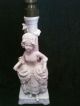 Antique Little Girls Maidens Candle Holders Light Bulbs Drgm Registered Germany Figurines photo 1