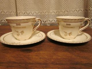 Sweet Petite 50th Anniversary Cup & Saucer Set photo