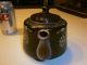 English Antique Brown Teapot With Raised Design Teapots & Tea Sets photo 3