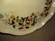 Vintage 1950 ' S Toleware Hand Painted Tray Signed Flowers & Gold Leaf Decoration Toleware photo 3
