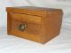 Vintage Antique Wood Box Cabinet 1 Large Drawer Spice Jewelry Coffee Advertising Boxes photo 1