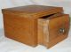 Vintage Antique Wood Box Cabinet 1 Large Drawer Spice Jewelry Coffee Advertising Boxes photo 3