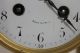 Antique French Brass Crystal Regulator Clock W/ Providence Ri Porcelain Face Clocks photo 3