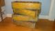 4 Yellow Shabby Yard Art Coke Coca Cola Wood Wooden Soda Pop Crate Crates Case Boxes photo 3