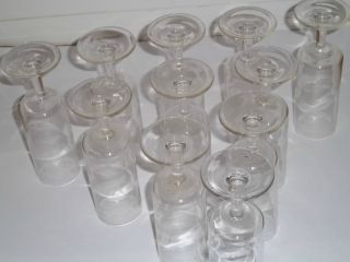 Vintage Stemware Drinking Glasses (11 Pcs. ) photo