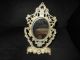Antique Small Vanity Mirror,  Made In Italy Mirrors photo 2