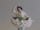 An Adorable German Kister Scheibe Porcelain Dancer Ballerina Lace Figurine Figurines photo 1