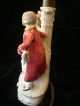 Porcelain Boudoir Lamp - 19th Century Giesshubel - 2 Figurines - Works - Germany 17189 Lamps photo 4