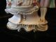 Porcelain Boudoir Lamp - 19th Century Giesshubel - 2 Figurines - Works - Germany 17189 Lamps photo 7