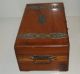 Vintage Cedar Wood Box Lined Mirror Treasure Jewelry Chest Vanity Mcgraw Box Co. Boxes photo 3