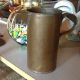 Antique Big Copper Primitive Kettle Watering Can Jug Pot Pitcher Handed Forged Metalware photo 1