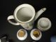 Handpainted Porcelain Tea Set,  Signed,  Raspberry & Cherry Blossoms Nr Other photo 10