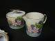Handpainted Porcelain Tea Set,  Signed,  Raspberry & Cherry Blossoms Nr Other photo 2