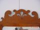Antique Maple And Walnut Wood Wall Mirror Mirrors photo 3