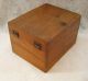 Vintage Oak Large Index Card Box With Card Set Complete By Shaw Walker Boxes photo 6