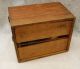 Vintage Oak Large Index Card Box With Card Set Complete By Shaw Walker Boxes photo 7